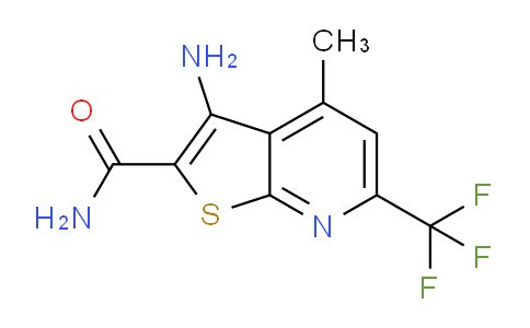 CAS No. 255909-24-1, 3-Amino-4-methyl-6-(trifluoromethyl)thieno[2,3-b]pyridine-2-carboxamide