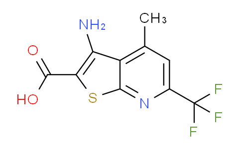 CAS No. 893754-27-3, 3-Amino-4-methyl-6-(trifluoromethyl)thieno[2,3-b]pyridine-2-carboxylic acid