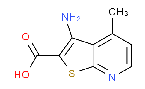 CAS No. 1368131-60-5, 3-Amino-4-methylthieno[2,3-b]pyridine-2-carboxylic acid