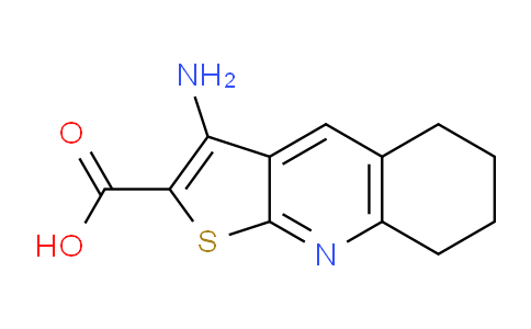 CAS No. 352454-15-0, 3-Amino-5,6,7,8-tetrahydrothieno[2,3-b]quinoline-2-carboxylic acid