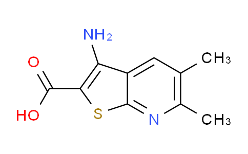 CAS No. 1706465-15-7, 3-Amino-5,6-dimethylthieno[2,3-b]pyridine-2-carboxylic acid
