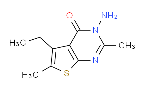 CAS No. 832740-48-4, 3-Amino-5-ethyl-2,6-dimethylthieno[2,3-d]pyrimidin-4(3H)-one
