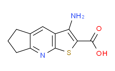 CAS No. 166113-90-2, 3-Amino-6,7-dihydro-5H-cyclopenta[b]thieno[3,2-e]pyridine-2-carboxylic acid