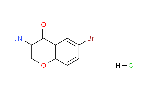 CAS No. 61961-56-6, 3-Amino-6-bromochroman-4-one hydrochloride