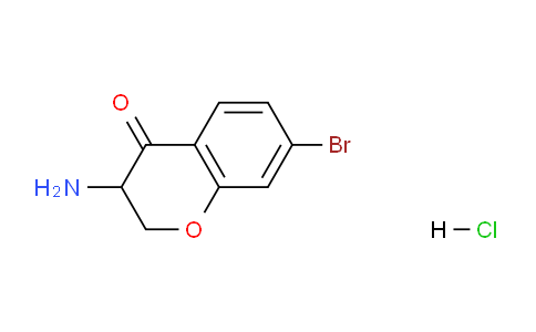 CAS No. 1180671-97-9, 3-Amino-7-bromochroman-4-one hydrochloride