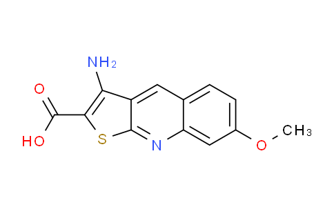 CAS No. 462068-01-5, 3-Amino-7-methoxythieno[2,3-b]quinoline-2-carboxylic acid