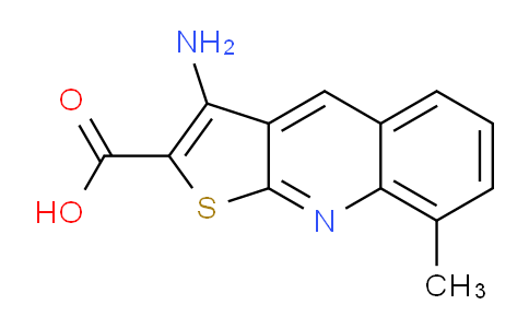 CAS No. 351361-81-4, 3-Amino-8-methylthieno[2,3-b]quinoline-2-carboxylic acid