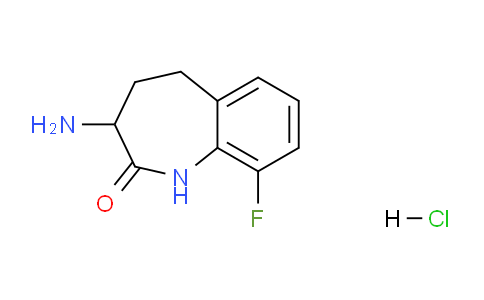 CAS No. 1956307-55-3, 3-Amino-9-fluoro-1,3,4,5-tetrahydro-2H-benzo[b]azepin-2-one hydrochloride
