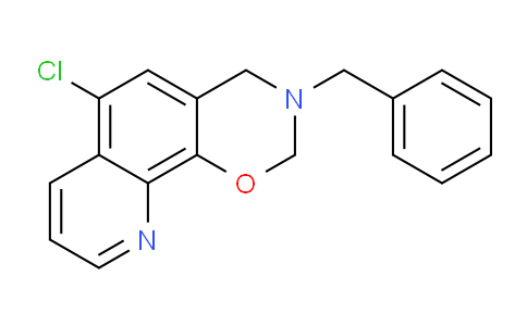 CAS No. 41957-82-8, 3-Benzyl-6-chloro-3,4-dihydro-2H-[1,3]oxazino[5,6-h]quinoline