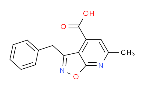 CAS No. 1263210-66-7, 3-Benzyl-6-methylisoxazolo[5,4-b]pyridine-4-carboxylic acid