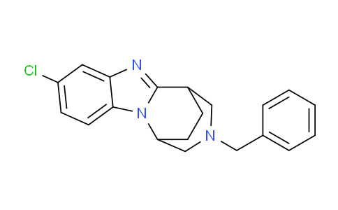 CAS No. 1272321-72-8, 3-Benzyl-8-chloro-2,3,4,5-tetrahydro-1H-1,5-ethanobenzo[4,5]imidazo[1,2-d][1,4]diazepine