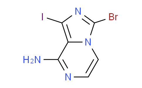 CAS No. 1427502-20-2, 3-Bromo-1-iodoimidazo[1,5-a]pyrazin-8-amine