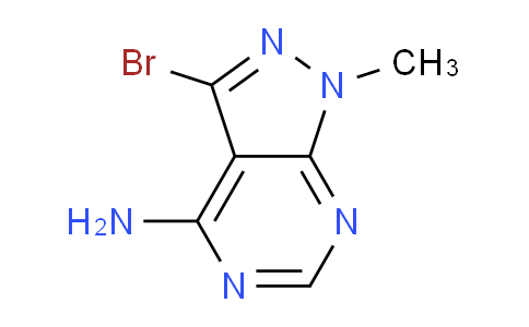 CAS No. 83255-87-2, 3-Bromo-1-methyl-1H-pyrazolo[3,4-d]pyrimidin-4-amine