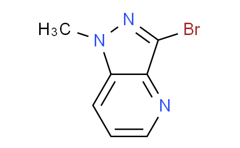 CAS No. 1638593-61-9, 3-Bromo-1-methyl-1H-pyrazolo[4,3-b]pyridine