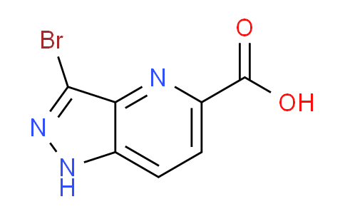 CAS No. 1784406-87-6, 3-Bromo-1H-pyrazolo[4,3-b]pyridine-5-carboxylic acid