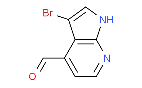 CAS No. 1159982-08-7, 3-Bromo-1H-pyrrolo[2,3-b]pyridine-4-carbaldehyde
