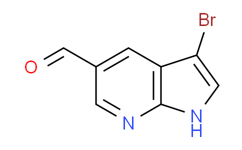 CAS No. 1190317-92-0, 3-Bromo-1H-pyrrolo[2,3-b]pyridine-5-carbaldehyde