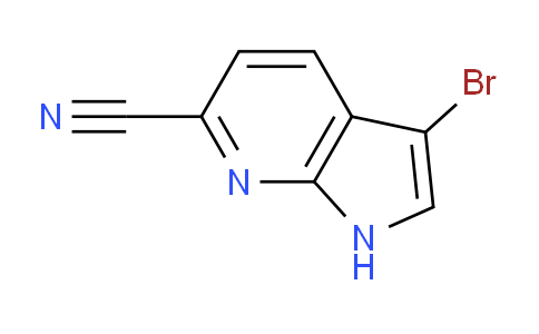 CAS No. 1190310-14-5, 3-Bromo-1H-pyrrolo[2,3-b]pyridine-6-carbonitrile