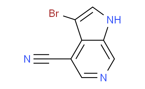 CAS No. 1190310-21-4, 3-Bromo-1H-pyrrolo[2,3-c]pyridine-4-carbonitrile
