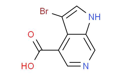 CAS No. 1190310-40-7, 3-Bromo-1H-pyrrolo[2,3-c]pyridine-4-carboxylic acid