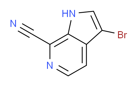 CAS No. 1190318-54-7, 3-Bromo-1H-pyrrolo[2,3-c]pyridine-7-carbonitrile