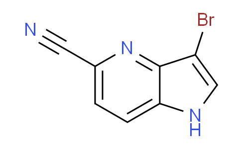 CAS No. 1190319-58-4, 3-Bromo-1H-pyrrolo[3,2-b]pyridine-5-carbonitrile