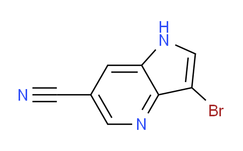 CAS No. 1190311-98-8, 3-Bromo-1H-pyrrolo[3,2-b]pyridine-6-carbonitrile