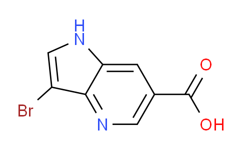 CAS No. 1190322-94-1, 3-Bromo-1H-pyrrolo[3,2-b]pyridine-6-carboxylic acid