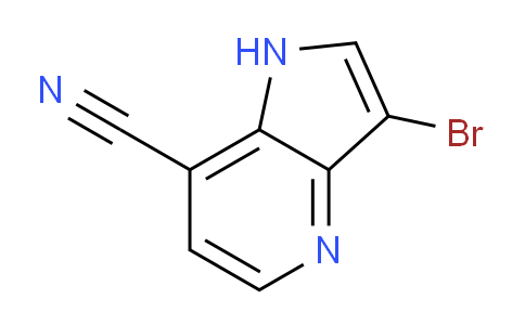 CAS No. 1190319-11-9, 3-Bromo-1H-pyrrolo[3,2-b]pyridine-7-carbonitrile