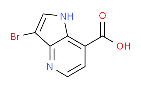 CAS No. 1190313-03-1, 3-Bromo-1H-pyrrolo[3,2-b]pyridine-7-carboxylic acid