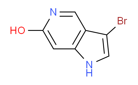 CAS No. 1190320-24-1, 3-Bromo-1H-pyrrolo[3,2-c]pyridin-6-ol
