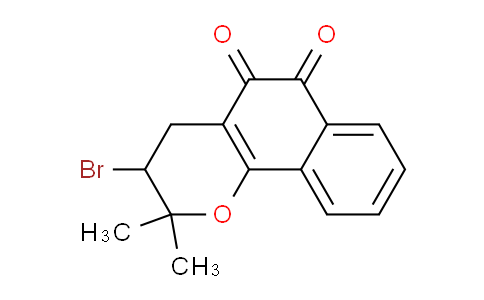 CAS No. 41019-50-5, 3-Bromo-2,2-dimethyl-3,4-dihydro-2H-benzo[h]chromene-5,6-dione
