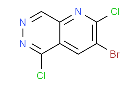 CAS No. 1447953-10-7, 3-Bromo-2,5-dichloropyrido[2,3-d]pyridazine