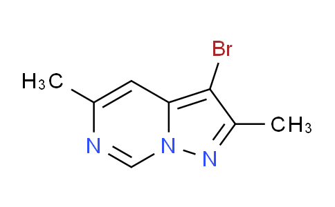 CAS No. 35833-97-7, 3-Bromo-2,5-dimethylpyrazolo[1,5-c]pyrimidine