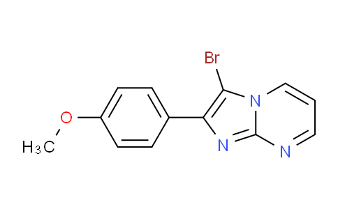 CAS No. 478043-89-9, 3-Bromo-2-(4-methoxyphenyl)imidazo[1,2-a]pyrimidine