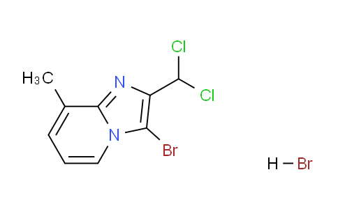 CAS No. 1332589-49-7, 3-Bromo-2-(dichloromethyl)-8-methylimidazo[1,2-a]pyridine hydrobromide