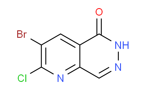 CAS No. 1447961-40-1, 3-Bromo-2-chloropyrido[2,3-d]pyridazin-5(6H)-one