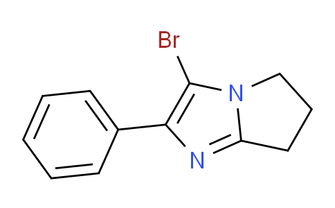 CAS No. 107392-82-5, 3-Bromo-2-phenyl-6,7-dihydro-5H-pyrrolo[1,2-a]imidazole