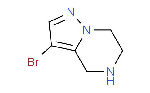 CAS No. 1263378-90-0, 3-Bromo-4,5,6,7-tetrahydropyrazolo[1,5-a]pyrazine