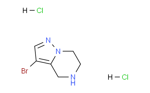 CAS No. 1373223-47-2, 3-Bromo-4,5,6,7-tetrahydropyrazolo[1,5-a]pyrazine dihydrochloride