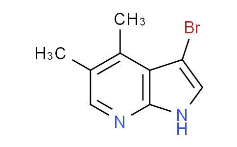 CAS No. 1082040-66-1, 3-Bromo-4,5-dimethyl-1H-pyrrolo[2,3-b]pyridine