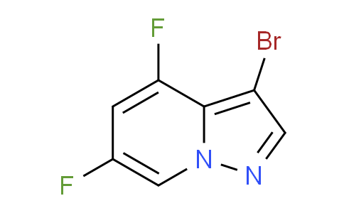 CAS No. 1427501-65-2, 3-Bromo-4,6-difluoropyrazolo[1,5-a]pyridine
