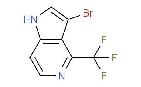 CAS No. 1190322-09-8, 3-Bromo-4-(trifluoromethyl)-1H-pyrrolo[3,2-c]pyridine