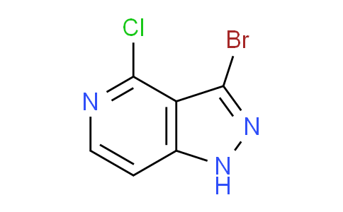 CAS No. 1246349-99-4, 3-Bromo-4-chloro-1H-pyrazolo[4,3-c]pyridine