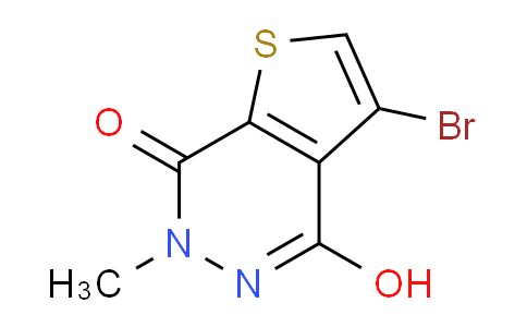 CAS No. 1628713-10-9, 3-Bromo-4-hydroxy-6-methylthieno[2,3-d]pyridazin-7(6H)-one