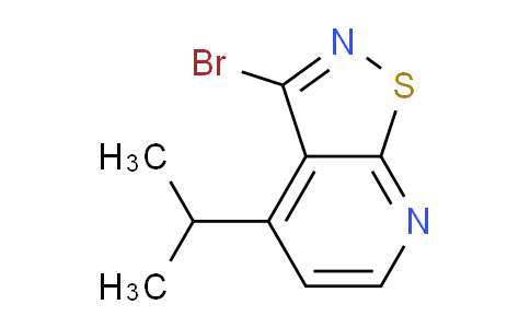 CAS No. 1706459-59-7, 3-Bromo-4-isopropylisothiazolo[5,4-b]pyridine
