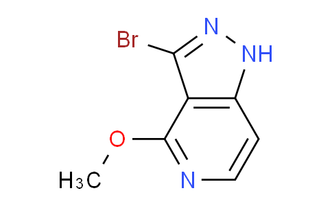 CAS No. 1357945-15-3, 3-Bromo-4-methoxy-1H-pyrazolo[4,3-c]pyridine