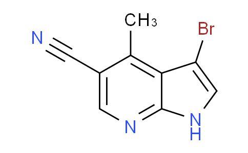 CAS No. 1190312-91-4, 3-Bromo-4-methyl-1H-pyrrolo[2,3-b]pyridine-5-carbonitrile