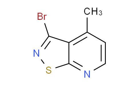 CAS No. 1706443-93-7, 3-Bromo-4-methylisothiazolo[5,4-b]pyridine