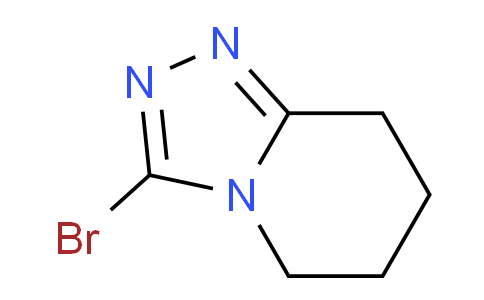 CAS No. 1378861-55-2, 3-Bromo-5,6,7,8-tetrahydro-[1,2,4]triazolo[4,3-a]pyridine